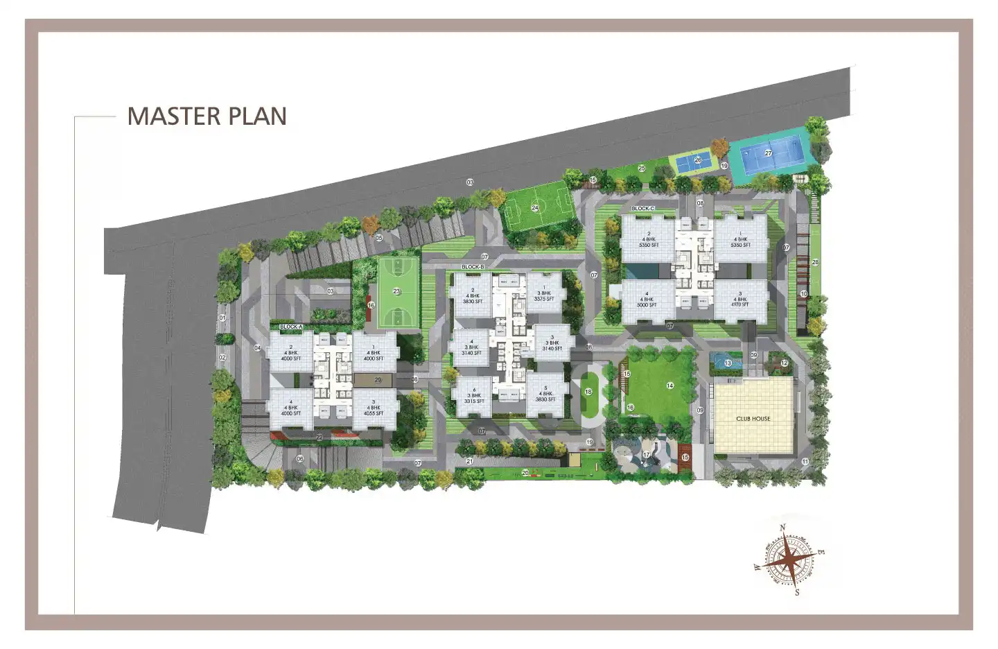 Chandragiri Hillview Master Plan Layout